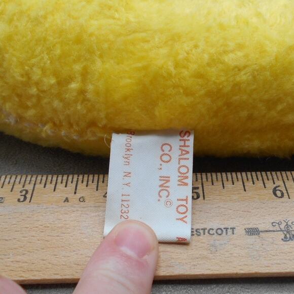 Vintage 1989 Shalom Toy Co Plush Banana Happy Face 12" - Picture 8 of 8